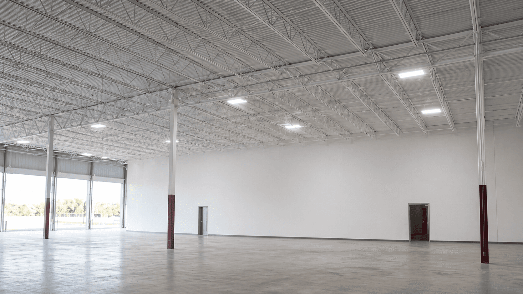 Commercial Warehouse Finishing after